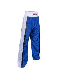 TOP TEN MESH BLUE-WHITE WAKO APPROVED 2025 Kick-box nadrág