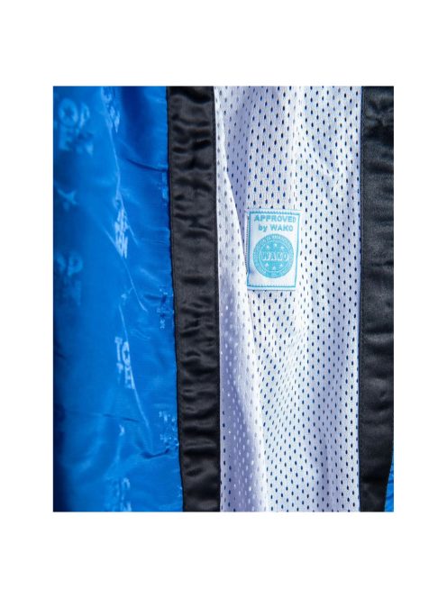 TOP TEN MESH BLUE-WHITE WAKO APPROVED 2025 Kick-box nadrág