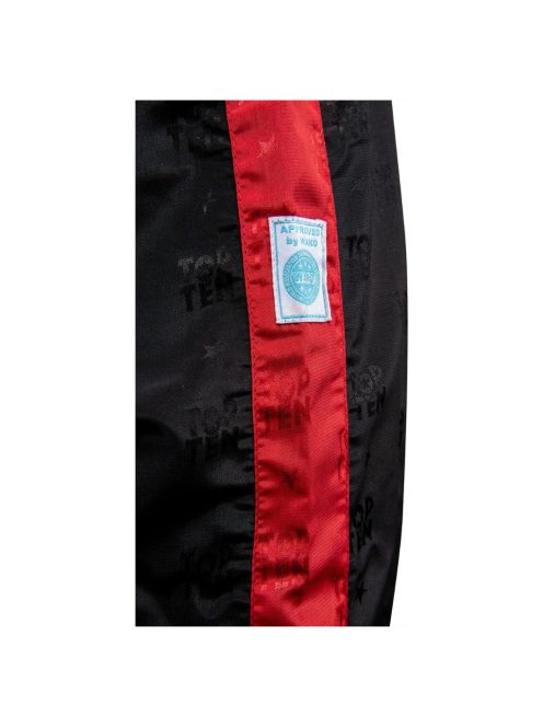 TOP TEN CLASSIC BLACK-RED WAKO APPROVED 2025 Kick-box nadrág