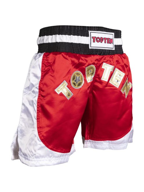 TOP TEN KICK-LIGHT RED WAKO APPROVED 2025 Kick-box nadrág