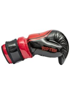   TOP TEN GLOSSY BLOCK STAR BLACK-RED WAKO APPROVED 2025 POINT FIGHTER kesztyű