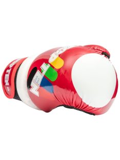 TOP TEN GLOSSY BLOCK ITF RED Point fighting kesztyű