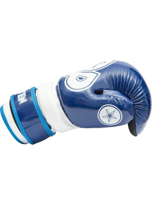 TOP TEN GLOSSY BLOCK BLUE WAKO APPROVED 2025 POINT FIGHTER kesztyű