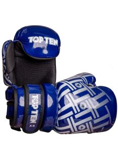   TOP TEN GLOSSY BLOCK PRISM BLUE WAKO APPROVED 2025 Point fighting kesztyű