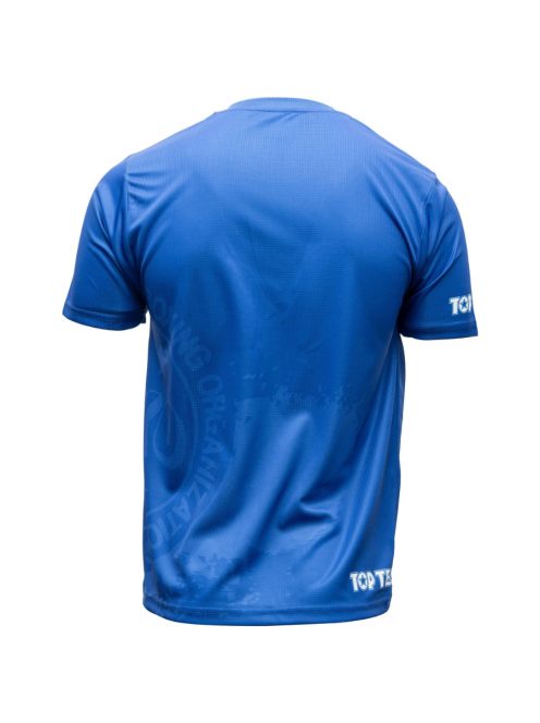 TOP TEN SHADOW LIGHT-CONTACT BLUE WAKO APPROVED 2025 Kick-box póló