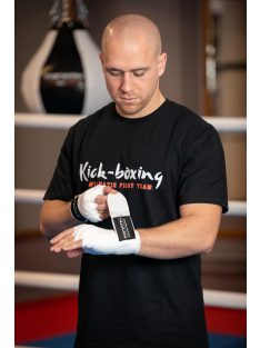 FANATIK W-1 BLACK&WHITE merev pamut bandázs 4,5 m