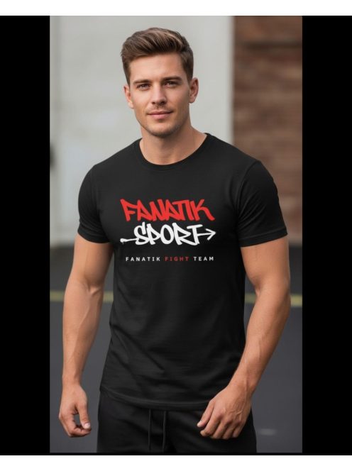 FANATIK SPORT póló, FANATIK FIGHT TEAM felirattal